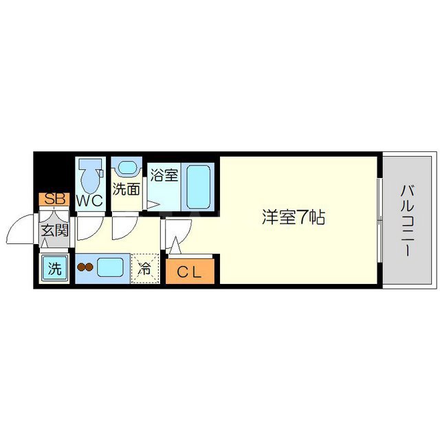La Douceur新大阪の間取り
