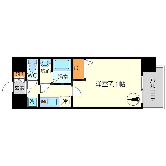 La Douceur新大阪の間取り