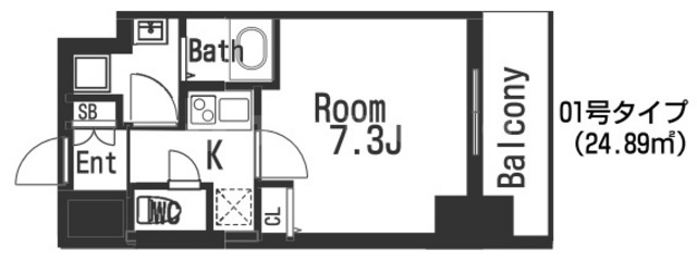 アークグラン大阪WESTの間取り