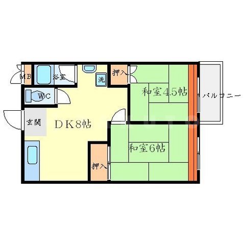 トップヒルコートの間取り