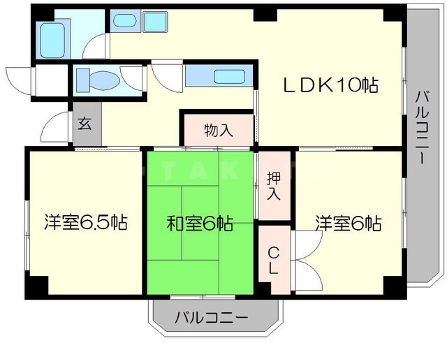 ハイタウン樽澤の間取り