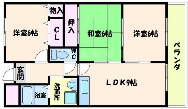 ヴィラクイーンの間取り