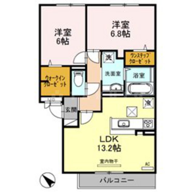 GLANZ KISHIBEの間取り