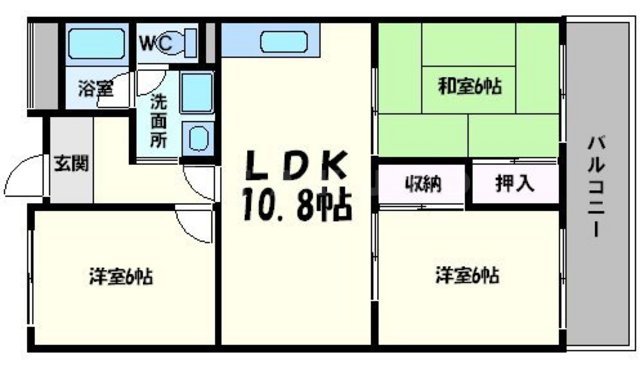 メゾン幸の間取り