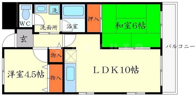 サンライズ千里の間取り