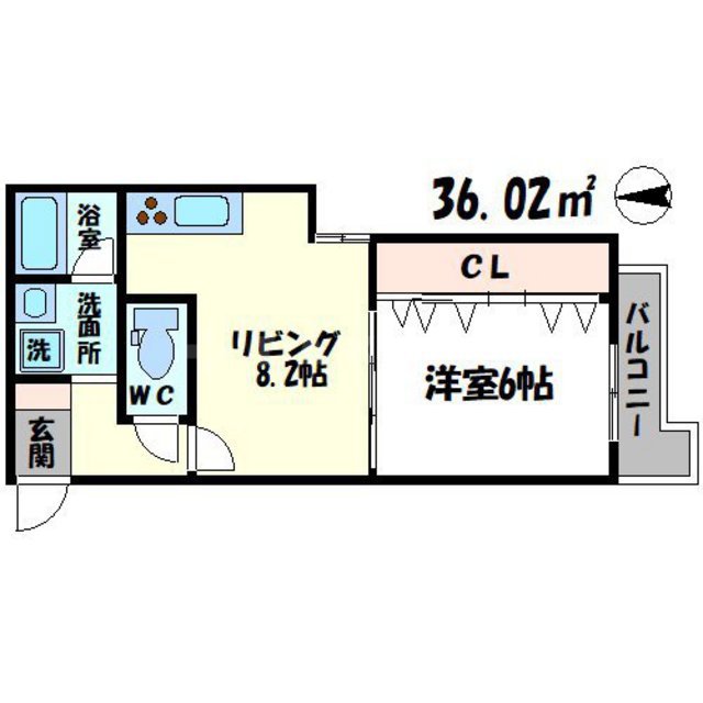 リブ・シャイン青葉丘南の間取り
