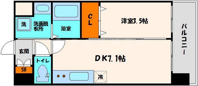 アンフィニXVIIマローネの間取り