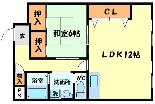 プレアール吹田SOUTHの間取り
