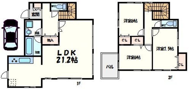 アベンヌの丘の間取り