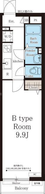 リブリ・吹田岸部の間取り