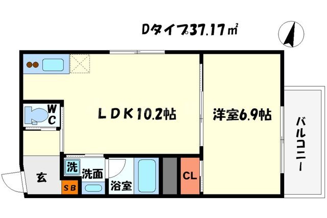 ピアチェーレ山田の間取り