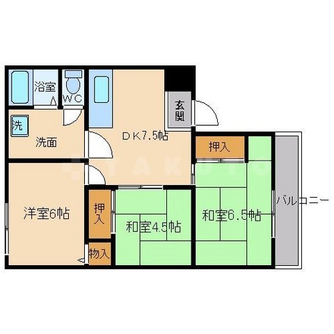 メゾンエトワールの間取り