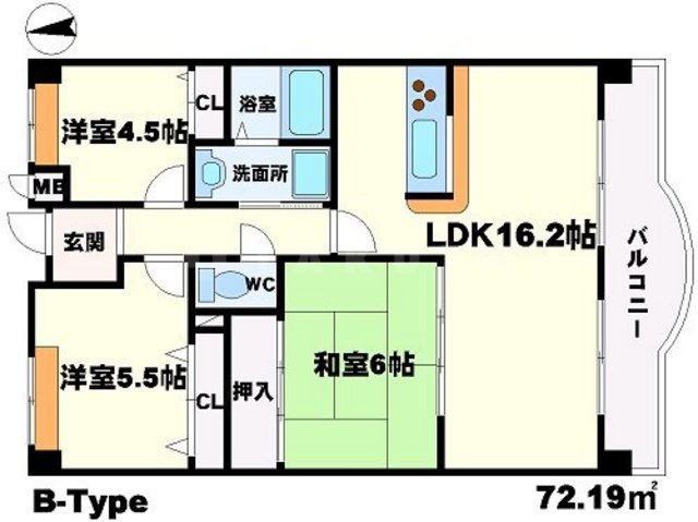 コアロード千里の間取り