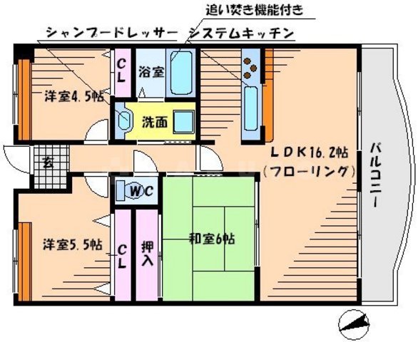 コアロード千里の間取り