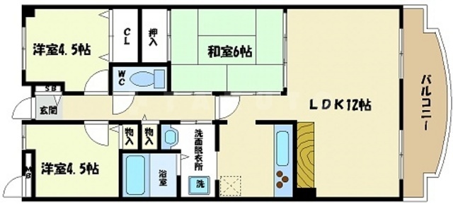 リズコートの間取り