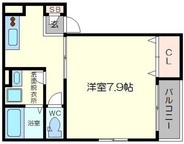 KTIレジデンス西中島Ⅱの間取り