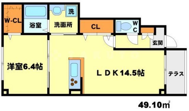 シエスタ千里丘の間取り