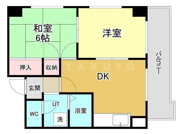 エクセルコート千里丘の間取り