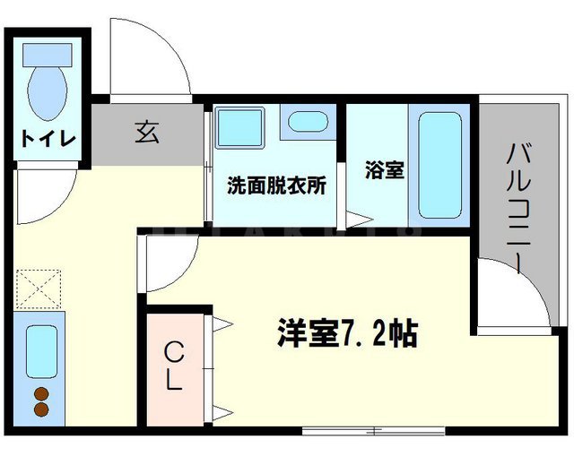フジパレス下新庄駅南Ⅱ番館の間取り
