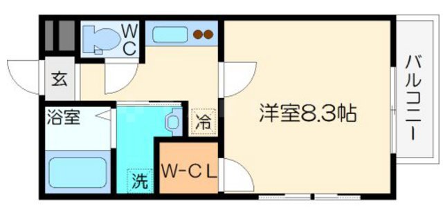 フジパレス下新庄Ⅴ番館の間取り