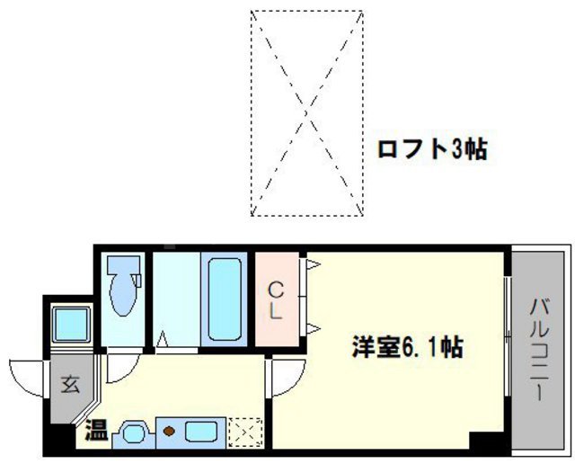 ハクユウ元町の間取り