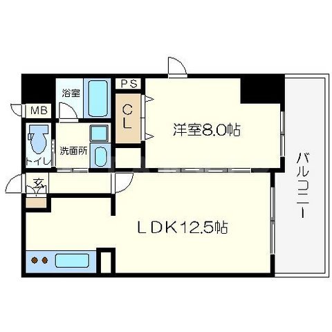 シティヒルズ安堂寺の間取り