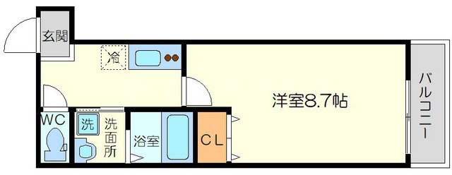 フジパレス北公園Ⅲ番館の間取り
