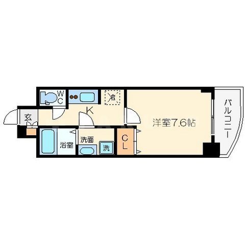 S-RESIDENCE Hommachi Marksの間取り