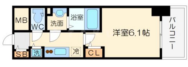 メインステージ大阪ノースマークの間取り