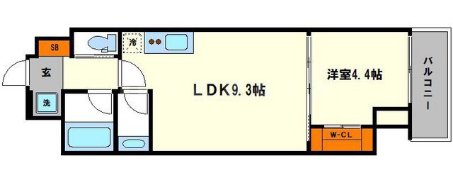 ブエナビスタ大手通の間取り