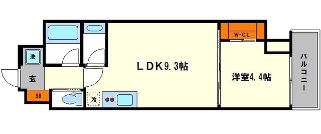 ブエナビスタ大手通の間取り
