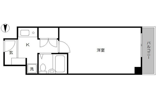 エルデ大手前の間取り