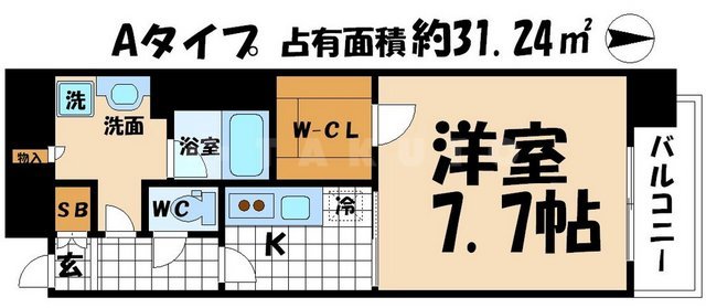 ビエラコート内久宝寺の間取り