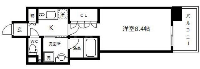 ビエラコート内久宝寺の間取り
