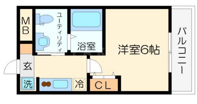 パークヒルズ新大阪will(パークヒルズ新大阪ウィル)の間取り