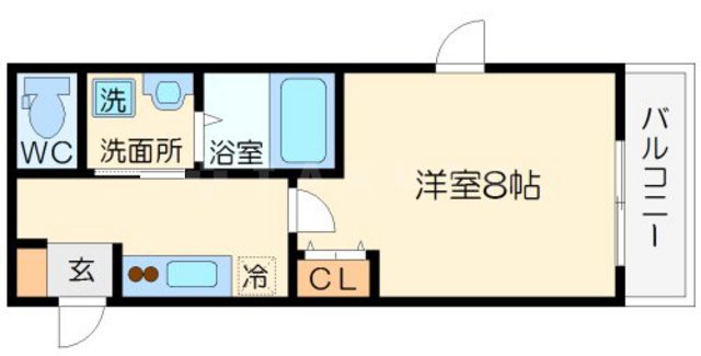 パークヒルズ新大阪will(パークヒルズ新大阪ウィル)の間取り