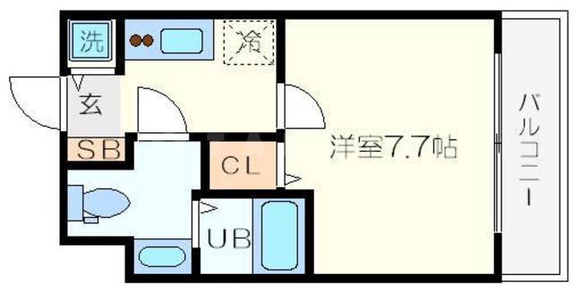 SERENiTE日本橋SUDの間取り