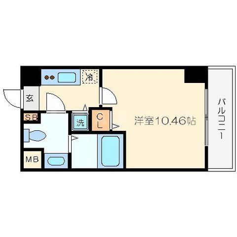 SERENiTE日本橋SUDの間取り