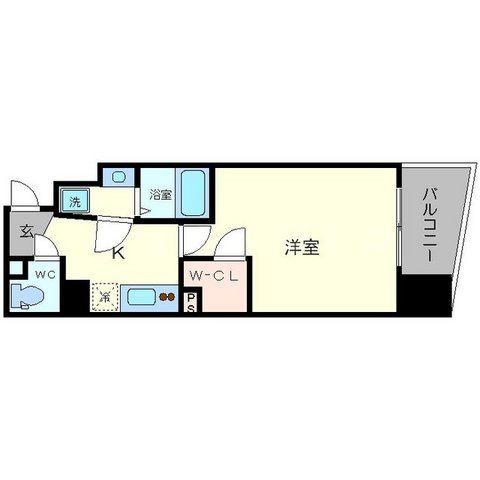 AFFLUENCE難波の間取り