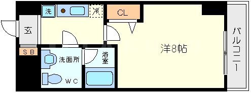 エレーヌ十三の間取り