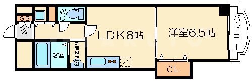 ノルデンハイムリバーサイド十三2の間取り