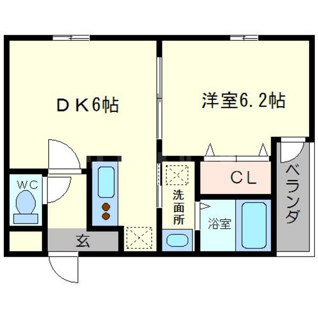 フジパレス淡路Ⅱ番館の間取り