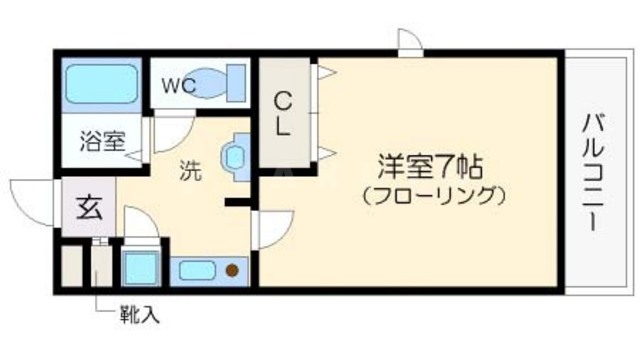ジュネーゼ大阪城南の間取り