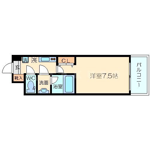 レジュールアッシュJUSOの間取り