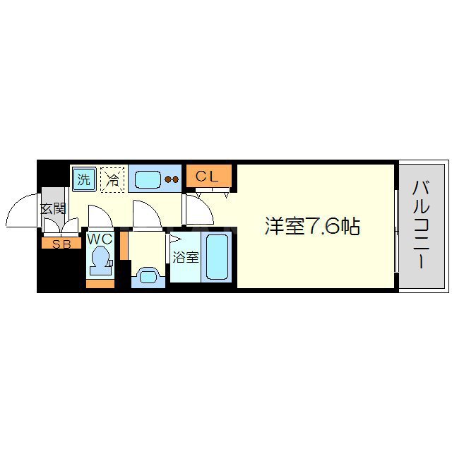レジュールアッシュJUSOの間取り