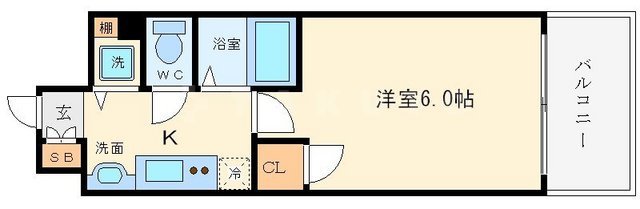 プレサンス難波元町の間取り