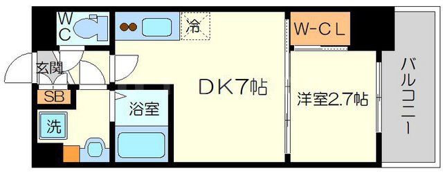 セレニテ西中島アリア壱番館の間取り
