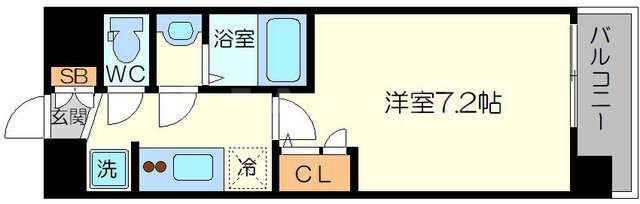 セレニテ西中島アリア壱番館の間取り