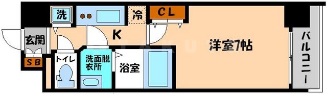 アドバンス大阪城グラシアの間取り