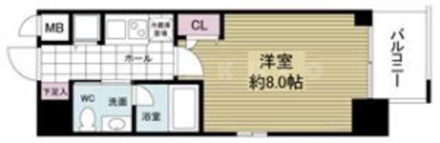ISM谷町六丁目の間取り